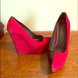 ALDO Color Block Platform Wedge